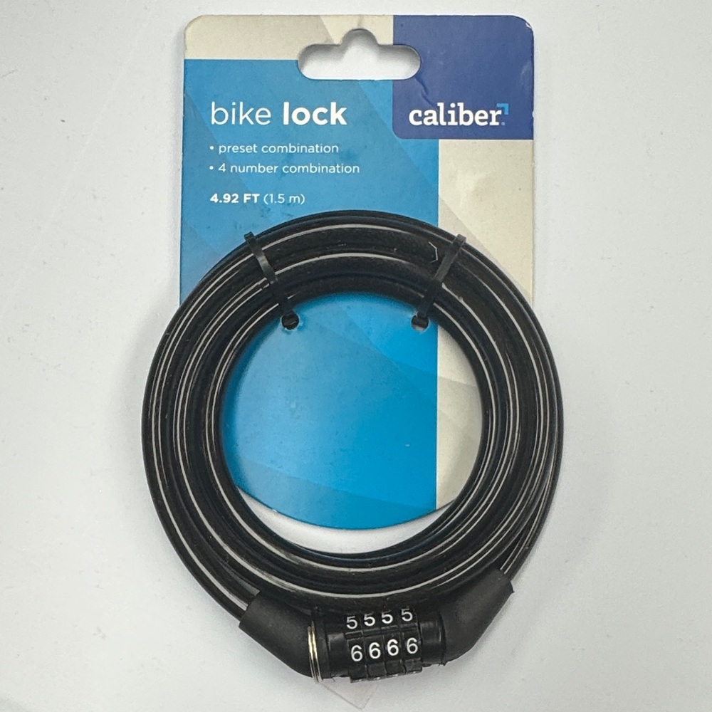 Black Combination Bike Lock